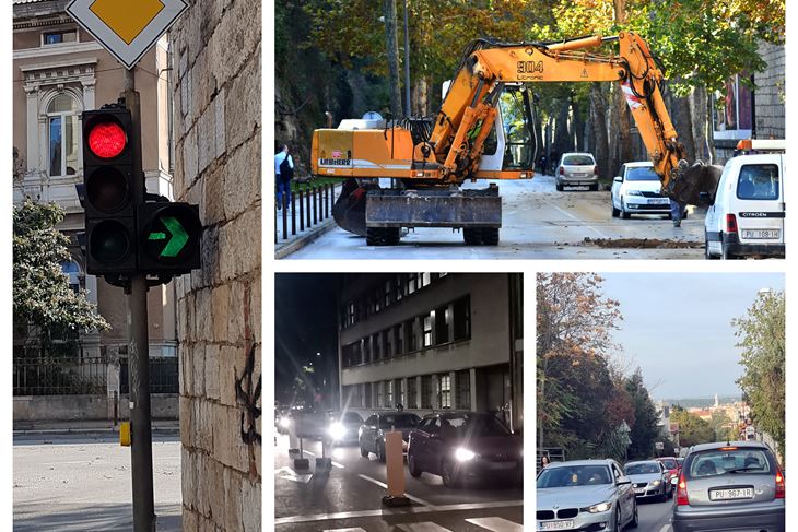 Prometna gužva u gradu uzrokovana zatvaranjem Bulevara 