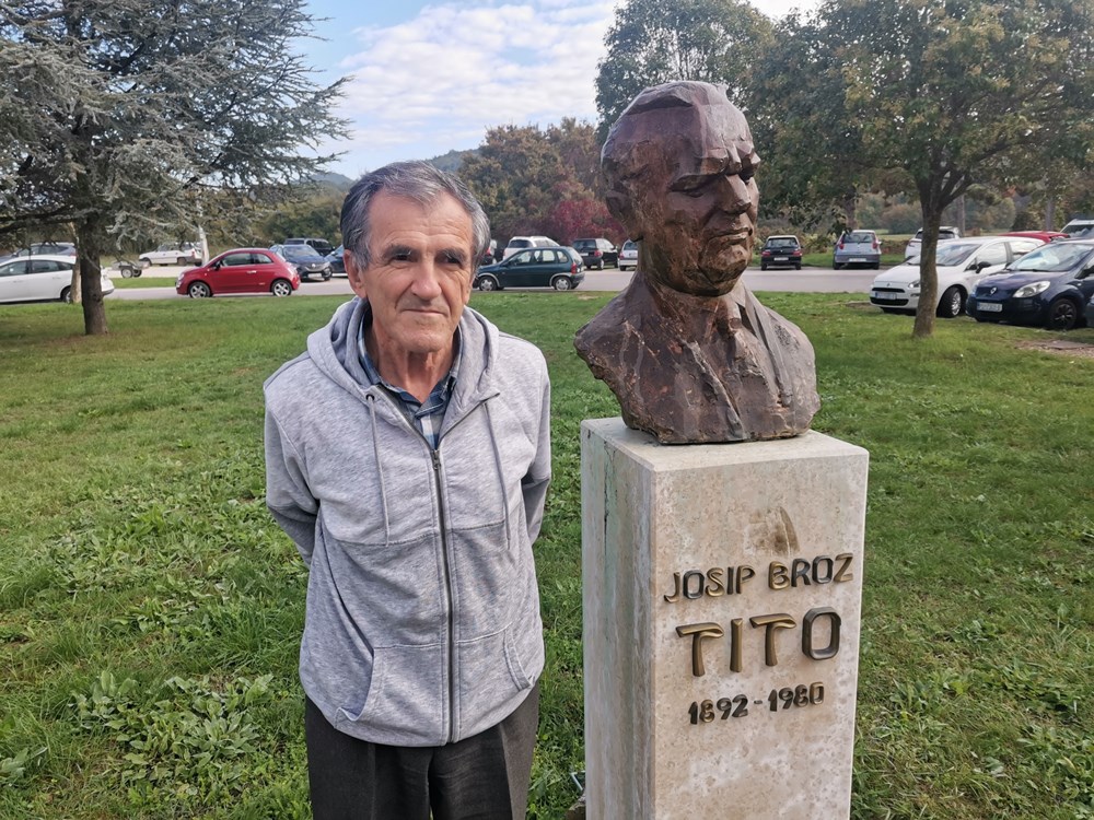 Josip Hrvatin rođen u Bartićima nakon Splita živi u Labinu (snimio Branko BIOČIĆ)