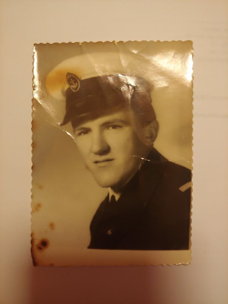 Mladi Josip Hrvatin kao pitomac Vojno pomorske akademije