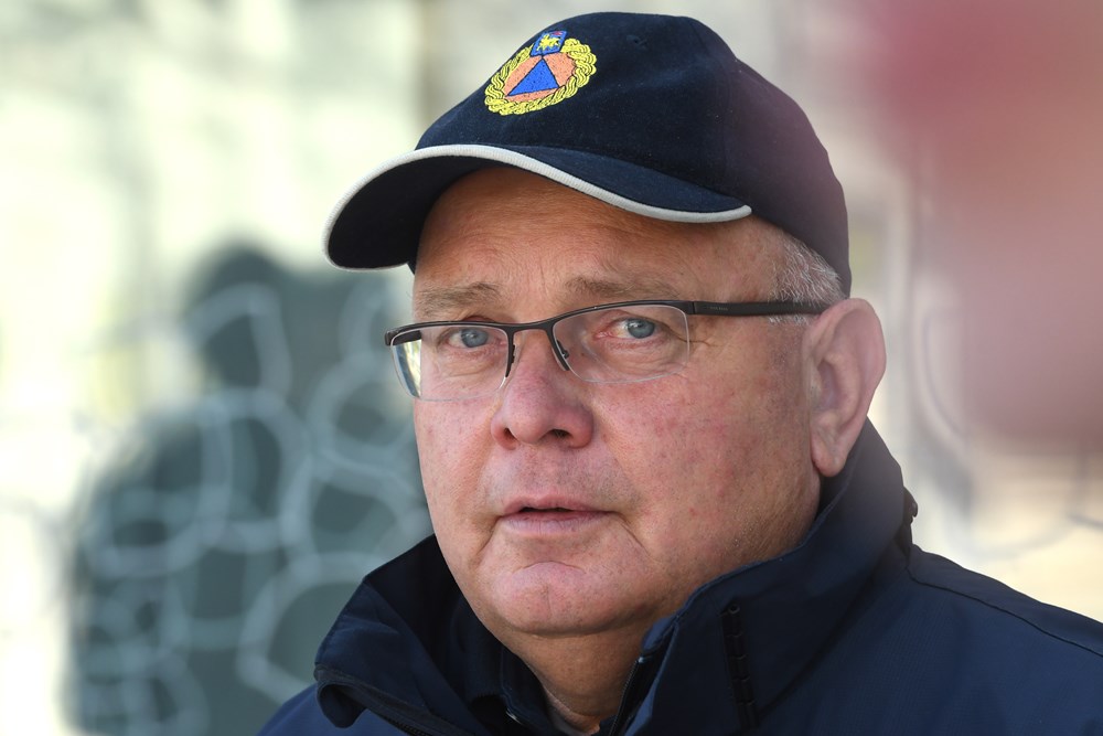 Dino Kozlevac, županijski vatrogasni zapovjednik (Snimio Milivoj Mijo&scaron;ek)