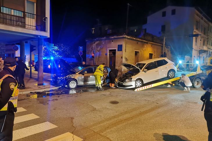 Prometna nesreća u Puli (foto: Glas Istre)
