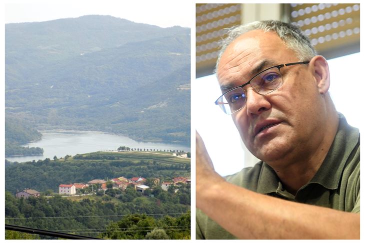 Butoniga, pogled iz Vrha / Damir Kajin (snimio Milivoj MIJOŠEK)