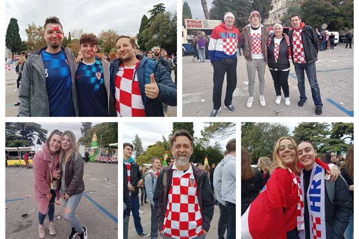 Pulske navijačice i navijači danas na Karolini 