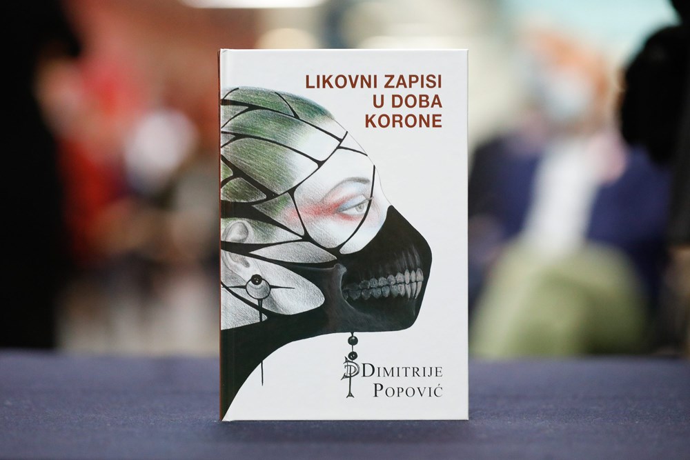 Naslovnica knjige "Likovni zapisi u doba korone" (Cropix)