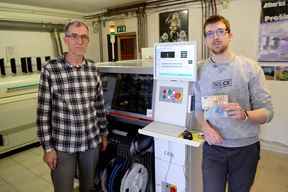 Lorenzo i Massimo Putigna rade za talijansku tvrtku koja prodaje elektronske žetonjere, uređaje za mijenjanje novca…(snimio Dejan ŠTIFANIĆ)