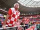 Hrvatski navijači u Katru (CROPIX)