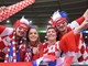 Hrvatski navijači u Katru (CROPIX)