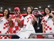 Hrvatski navijači u Katru (CROPIX)