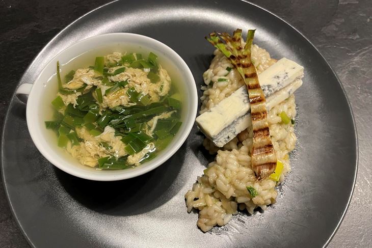 Rižoto i juha "alla Mr. Wild Leek"