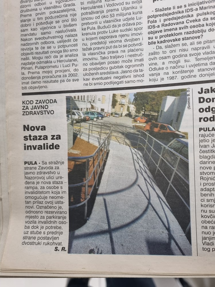 Nova staza za osobe s invaliditetom