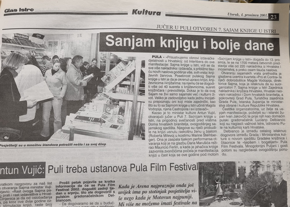 Otvorenje 7. Sajma knjige 