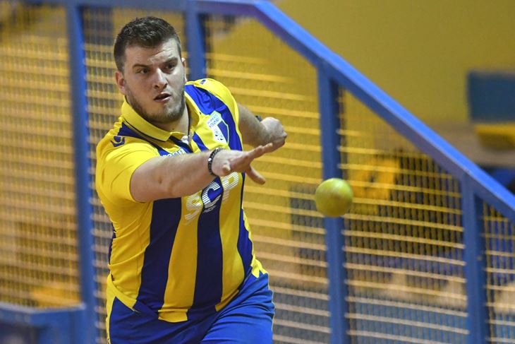 BEZ PROBLEMA PROTIV NOVAJLIJE U LIGI - Dino Jermaniš (Istra Poreč) (snimio Milivoj MIJOŠEK)