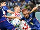 Na fotografiji: Andrej Kramaric, Nagatomo. (Foto: Tom Dubravec / CROPIX)
