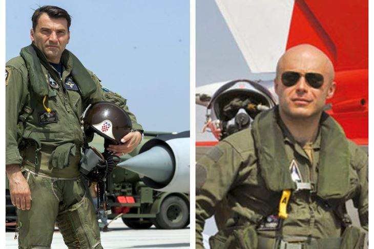 Pukovnik Zvonimir Milatović i bojnik Ivan Lukan (Cropix)