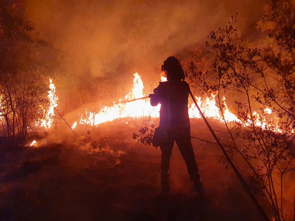 Gašenje jednog od požara proteklog ljeta (foto: JVP Rovinj)