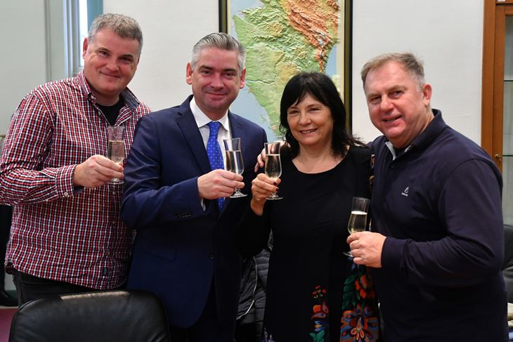 Milan Pavlović, Boris Miletić, Kornelija Benazić, Sanjin Berc (Snimio Milivoj Mijošek)