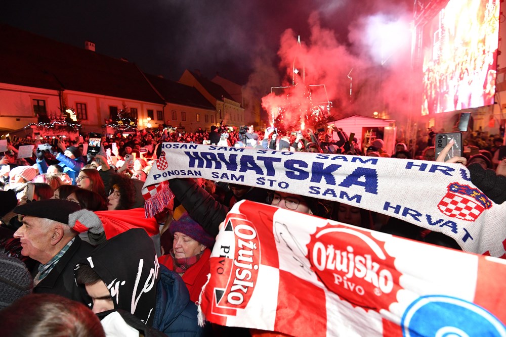 Doček Zlatka Dalića u Varaždinu (CROPIX)