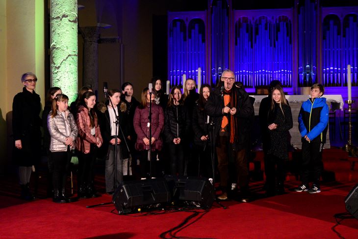 Advent u katedrali - Bruno Krajcar i klapa Kastav (snimio Dejan Štifanić)