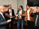 Daus, Dijana Kukić Dasko, Paus, Davor Pinzan (glasnogovornik), Marcello Rosanda (Glas Istre) i Marko Marđenović (La Voce) (snimio Milivoj MIJOŠEK)