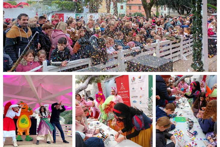 Doček Nove godine za najmlađe u Poreču (Foto: Grad Poreč)