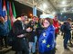 Slavlje na graničnom prijelazu Plovanija (Foto: Goran Šebelić / CROPIX)