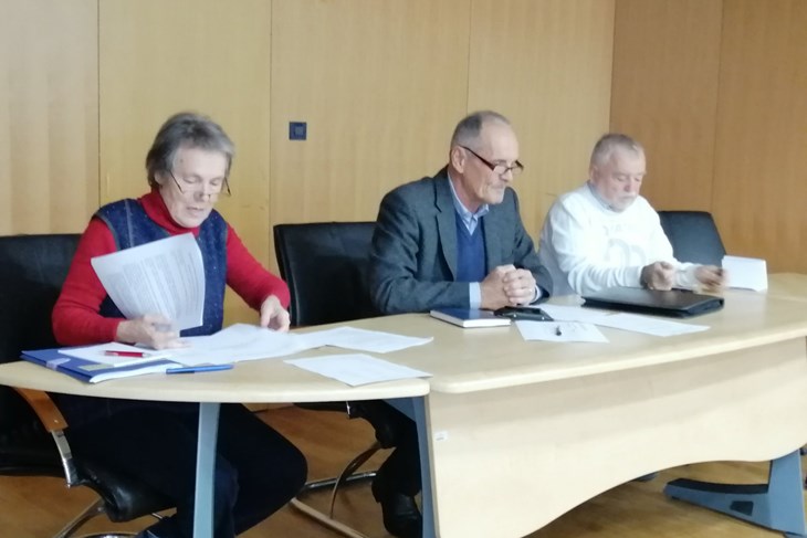 Dio užeg rukovodstva Udruge Vesna Žmak, Edi Andreašić i Mojmir Stanić