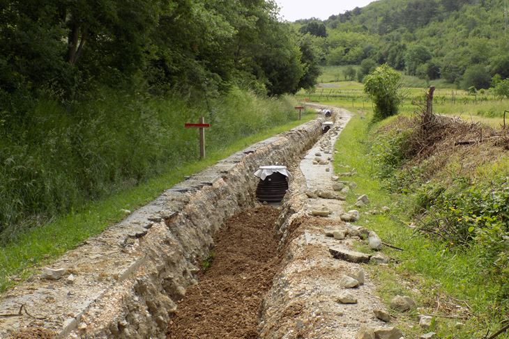 Izgradnja kanalizacije u Ročkom polju (snimila Gordana Čalić Šverko)