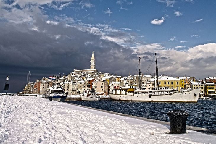 Rovinj pod snijegom, 2009. godine 