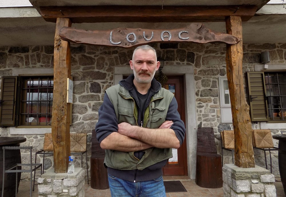 Draženko Čendak, vlasnik Konobe «Lovac» (Snimila Gordana Čalić Šverko)