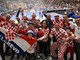 Hrvatski navijači prije početka utakmice (Foto: Ante Cizmic / CROPIX)