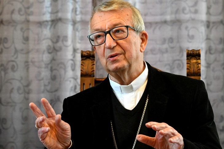 Ivan Milovan, biskup porečki i pulski u miru (snimio Milivoj MIJOŠEK)