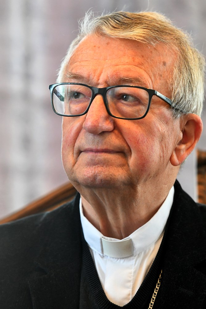 Ivan Milovan, biskup porečki i pulski u miru (snimio Milivoj MIJOŠEK)