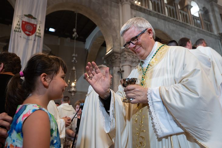 Mons. Milan Zgrablić u zadarskoj prvostolnici sv. Stošije ( Foto: Luka Gerlanc / CROPIX)