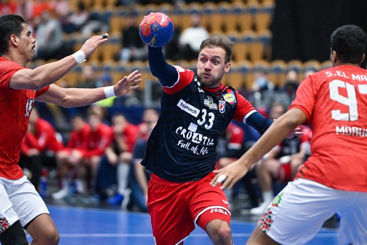 Luka Cindrić, Amine Harchaoui i Said El Malki (foto: Ante Čizmić / CROPIX)