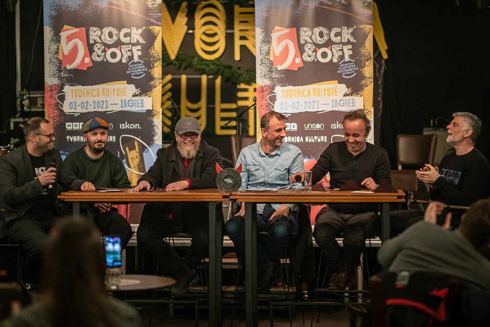 S predstavljanja nominacija za peti Rock&Off u zagrebačkoj Tvornici kulture (foto: Filip KOVAČEVIĆ)