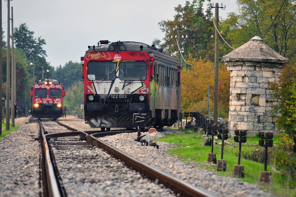 U Istru će tijekom sljedećeg tjedna biti prevezen još jedan vlak iz serije 7122 (snimio Duško MARUŠIĆ ČIČI)