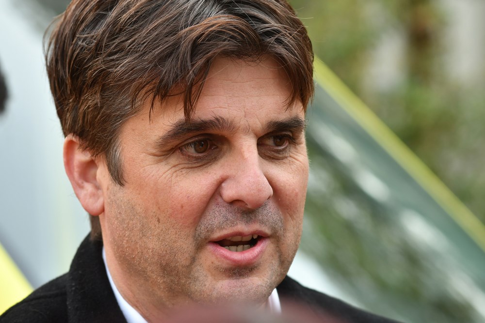 Gradonačelnik Labina Valter Glavičić prvi je javno progovorio o problemu nedostatka kadrova (snimio Milivoj MIJOŠEK)