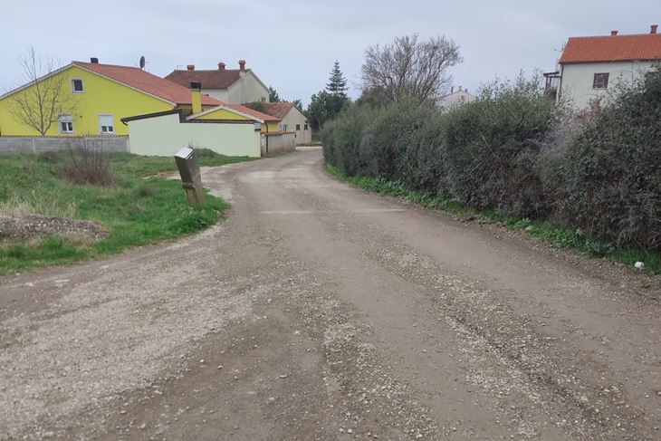 Ulica u Šikićima ( Izvor: Grad Pula)
