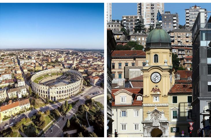 Pula (foto: Grad Pula) / Rijeka ( foto: CROPIX)