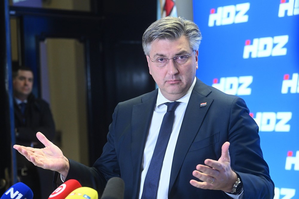 Andrej Plenković (foto: Goran Mehkek / CROPIX)