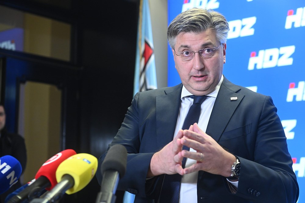 Andrej Plenković (foto: Goran Mehkek / CROPIX)