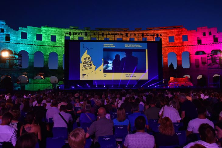 Pulska Arena naše je najveće kino-gledalište pod vedrim nebom (Snimio Duško Marušić Čiči)