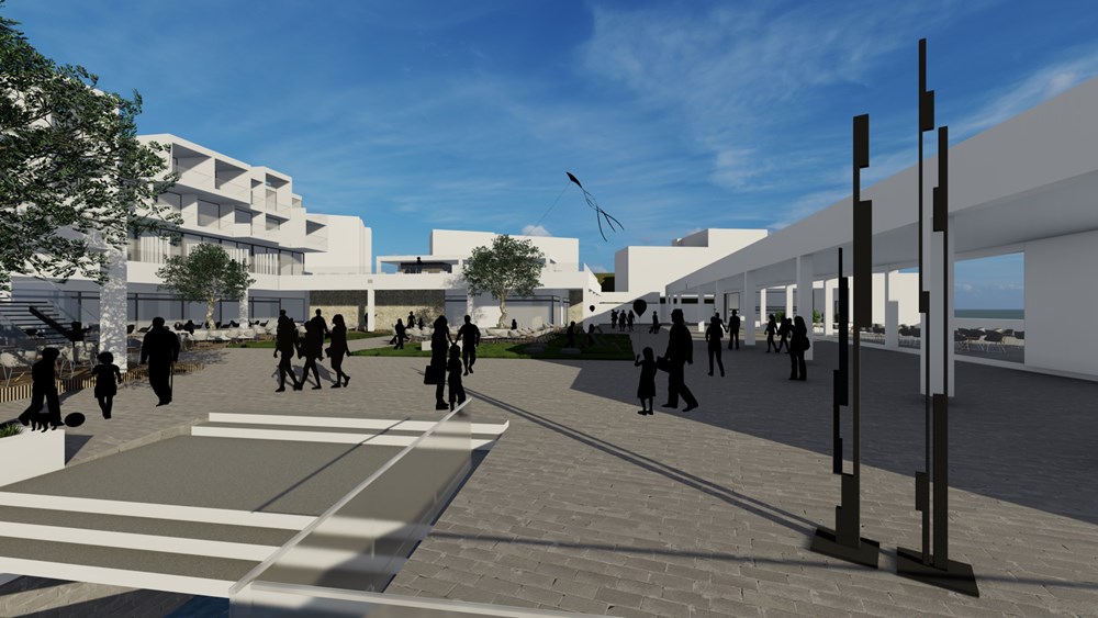 Simulacija budućeg izgleda trga u centru Rapca