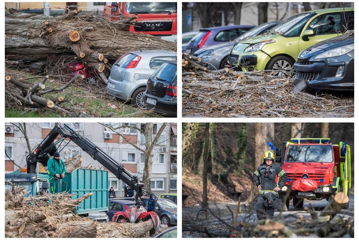 Nevrijeme u Zagrebu (foto: CROPIX)