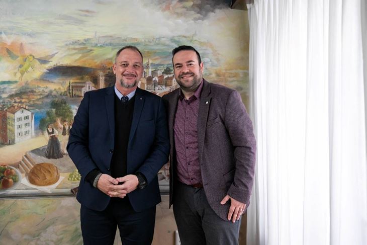 Eric Hauck i Filip Zoričić ( Izvor: Grad Pula)