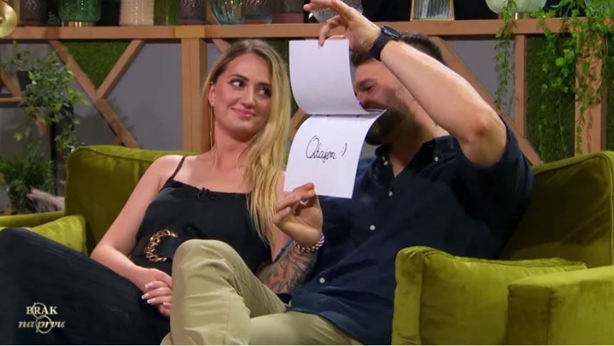Lorena Farkač i Stefan Modrić (foto: Brak na prvu/RTL)