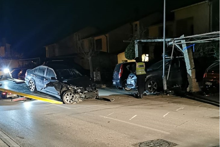 Prometna nesreća u Puli (snimio  Cristian Bruno Galić)