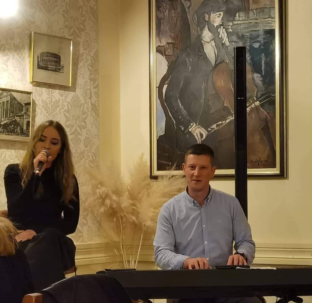 Pjevačica Marijana Krajcar i pijanist Marko Percan