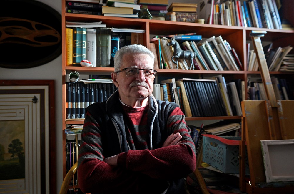 Oni koji su pratili moja nastojanja da Crnoborija vratim u Istru i Banjole, znat će tko je krivac da su slike završile u Zagrebu, a ne u Puli, kaže Oto Širec (Snimio Dejan Štifanić)
