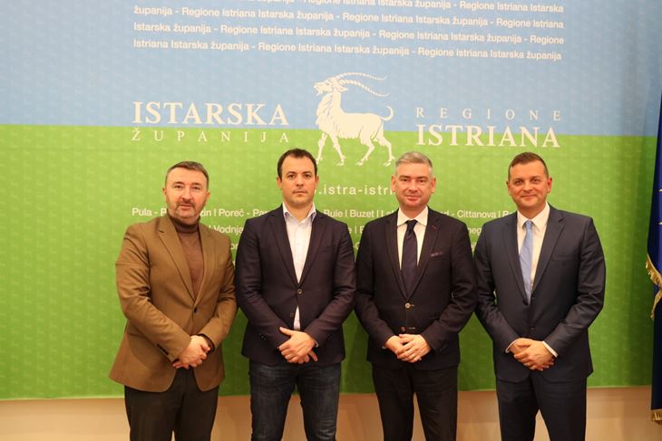 Susret istarskog župana Borisa Miletića s dekanima tri veleučilišta (Foto: Istarska županija)